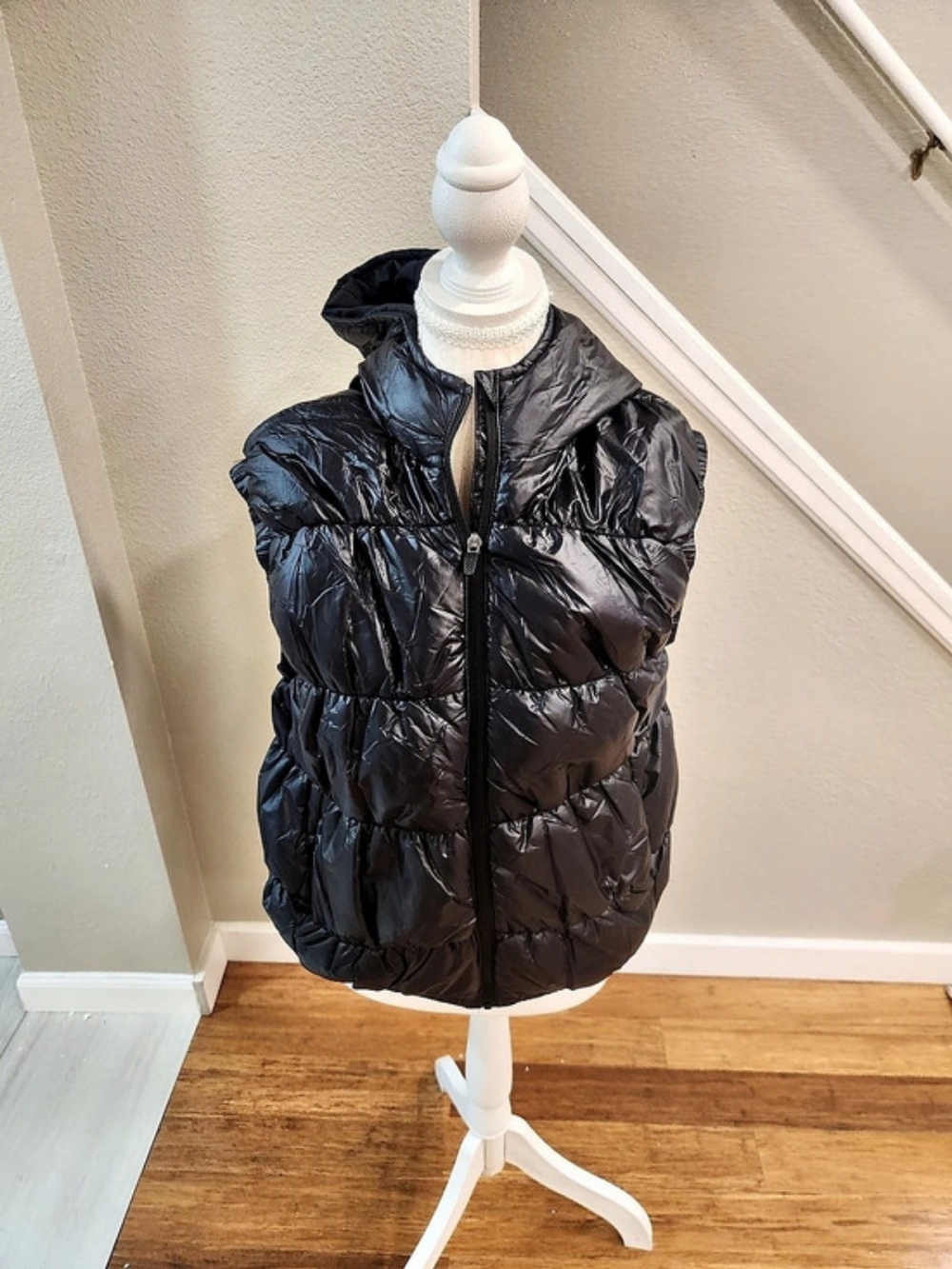 AVIA Women's Black Quilted Puffer Vest Size XS Like New